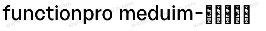 functionpro meduim字体转换